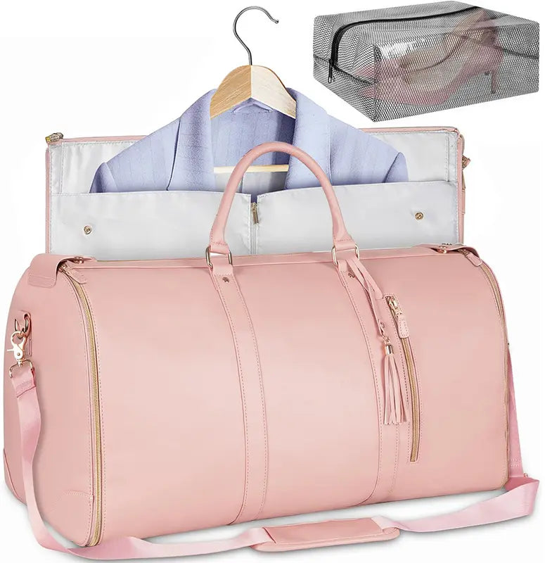 Lefame Travel Duffle Bag with Garment & Shoe Compartment, Waterproof & Breathable,