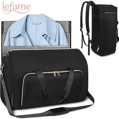 Lefame Travel Duffle Bag with Garment & Shoe Compartment, Waterproof & Breathable,